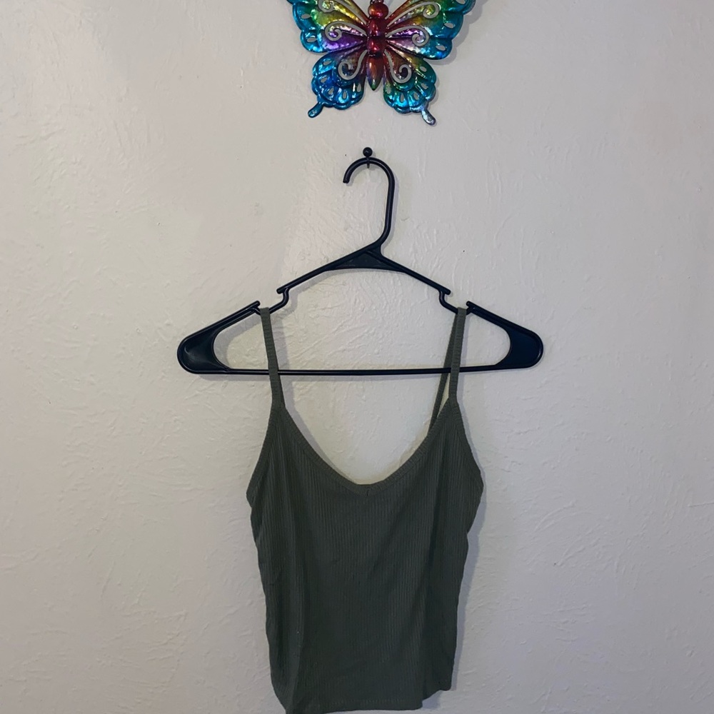 Ribbed crop top